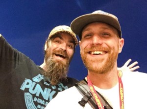 From left: Dangerous Man owner and head brewer Rob Miller poses with Growler Magazine editor and creative director Joe Alton.